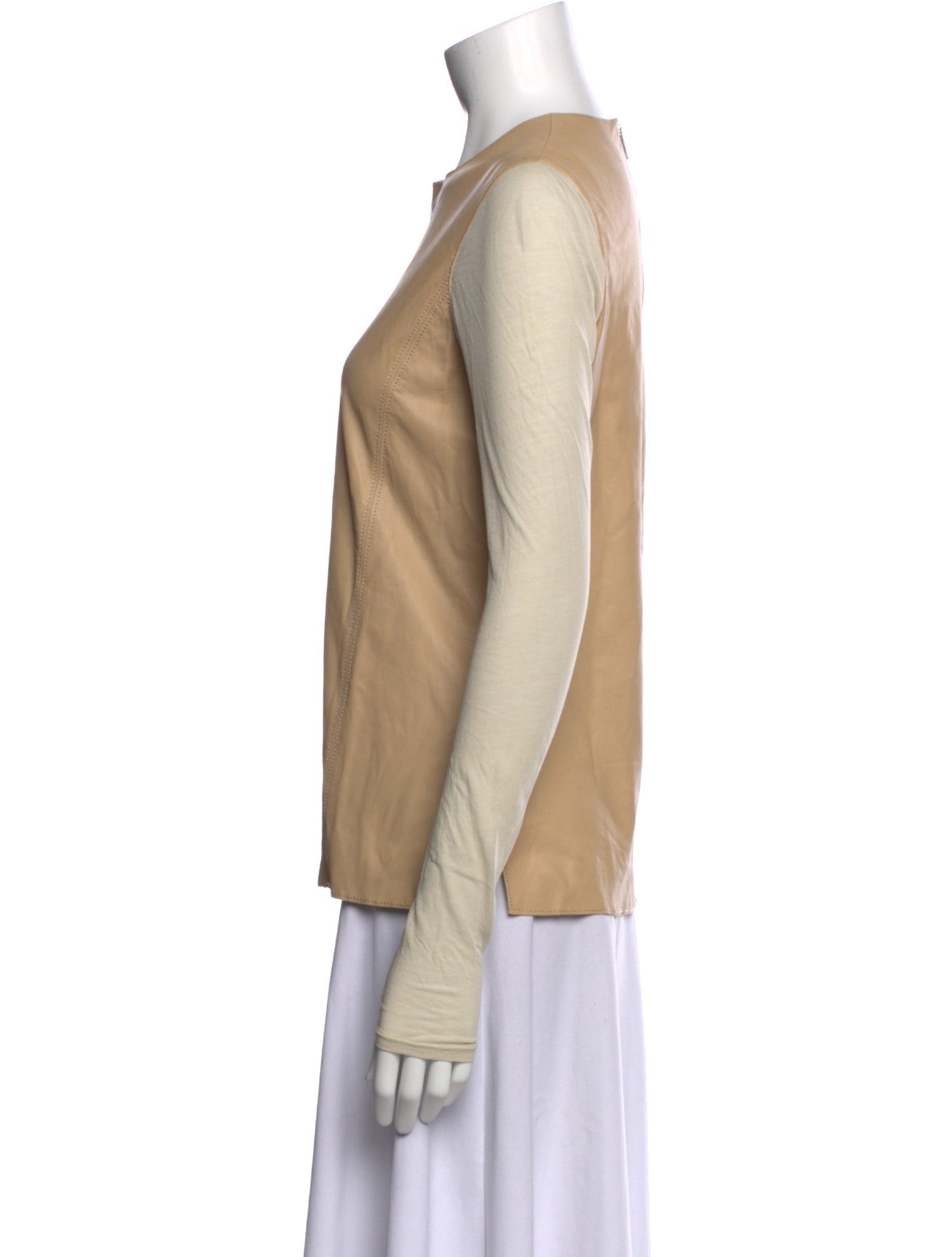 Helmut Lang Crew Neck Long Sleeve Top