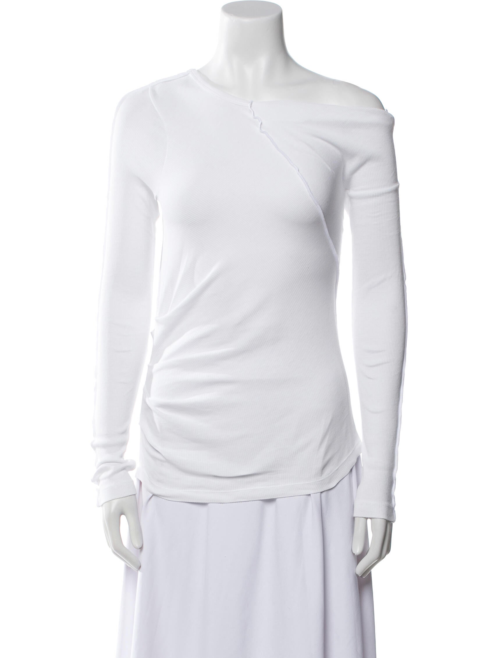 Helmut Lang Cowl Neck Long Sleeve Top