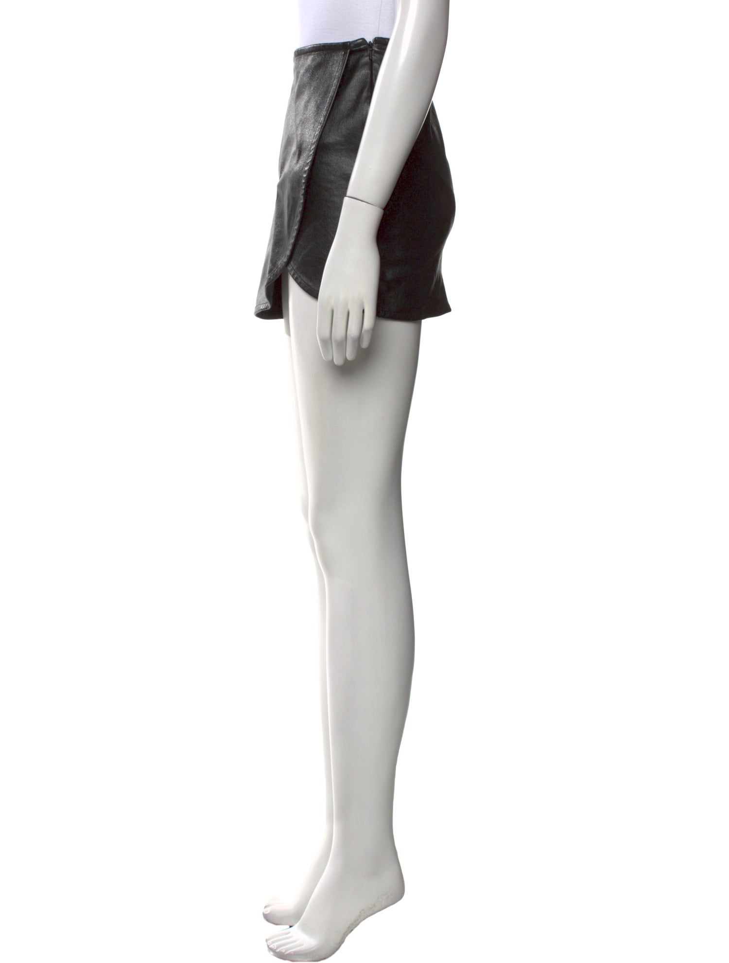 Helmut Lang Leather Mini Skirt