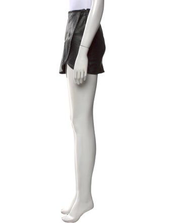 Helmut Lang Leather Mini Skirt