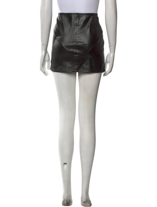 Helmut Lang Leather Mini Skirt