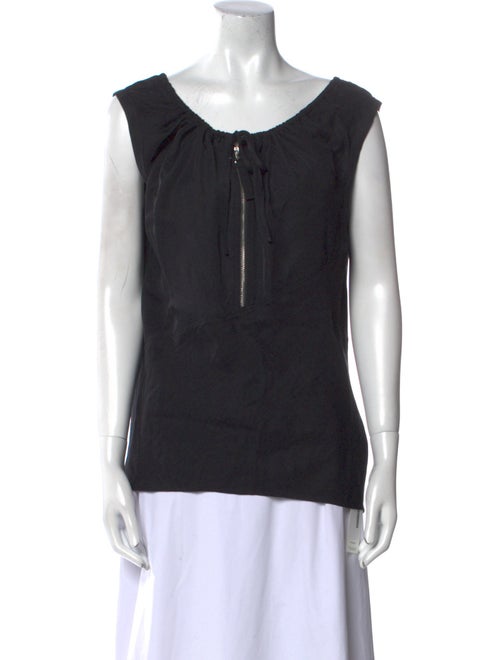 Helmut Lang Scoop Neck Sleeveless Top