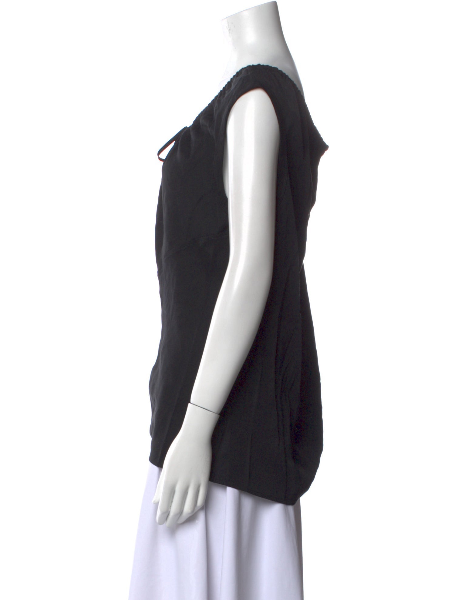 Helmut Lang Scoop Neck Sleeveless Top