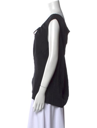 Helmut Lang Scoop Neck Sleeveless Top