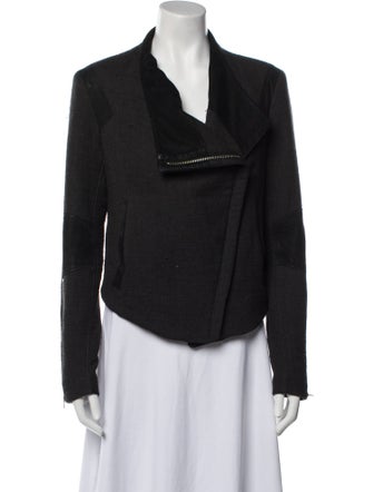 Helmut Lang Wool Biker Jacket