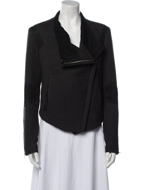 Helmut Lang Wool Biker Jacket