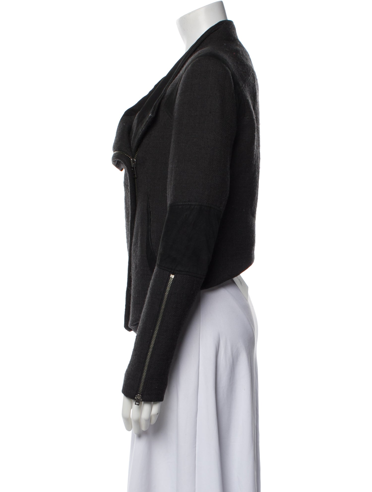 Helmut Lang Wool Biker Jacket