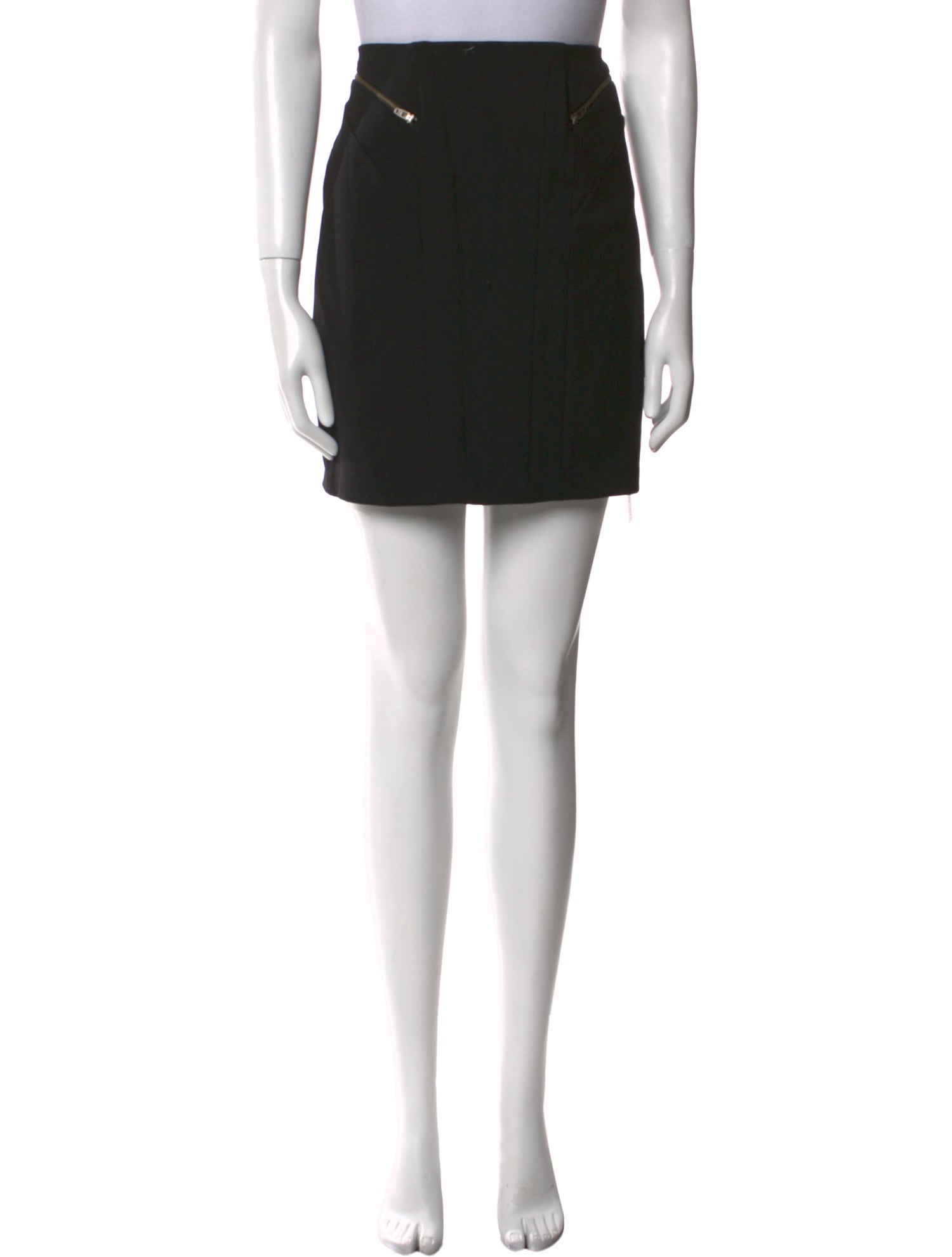 Helmut Lang Virgin Wool Mini Skirt