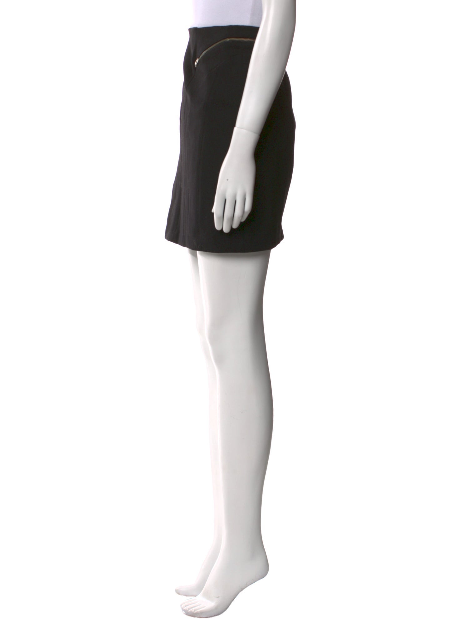 Helmut Lang Virgin Wool Mini Skirt