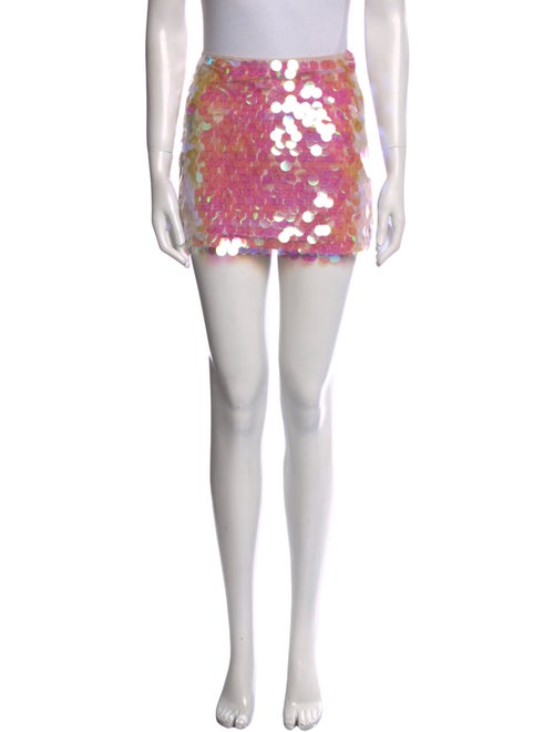 Helmut Lang Sequin Embellishments Mini Skirt