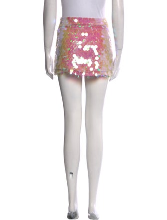 Helmut Lang Sequin Embellishments Mini Skirt