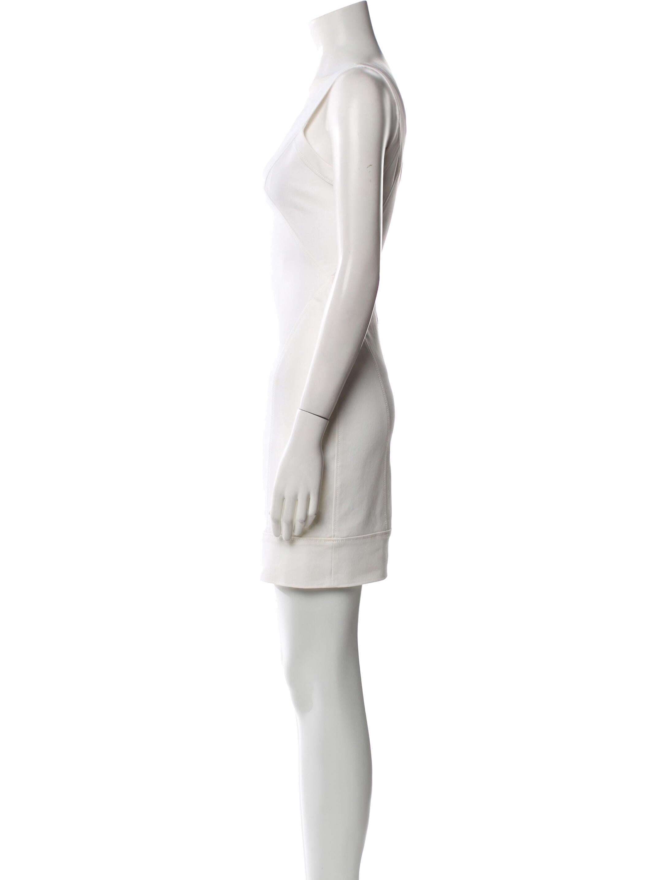 Helmut Lang Scoop Neck Mini Dress