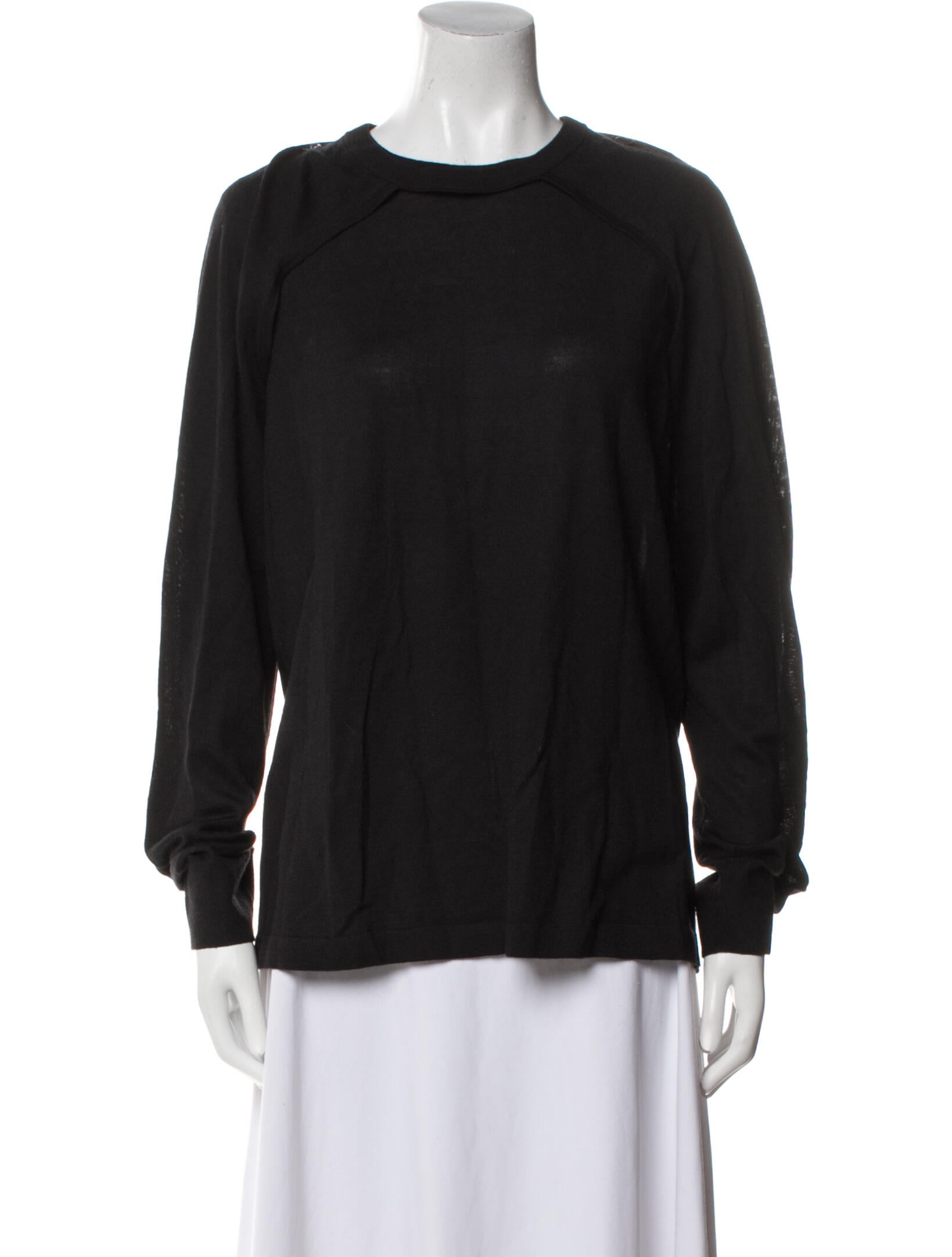 Helmut Lang Wool Crew Neck Sweatshirt