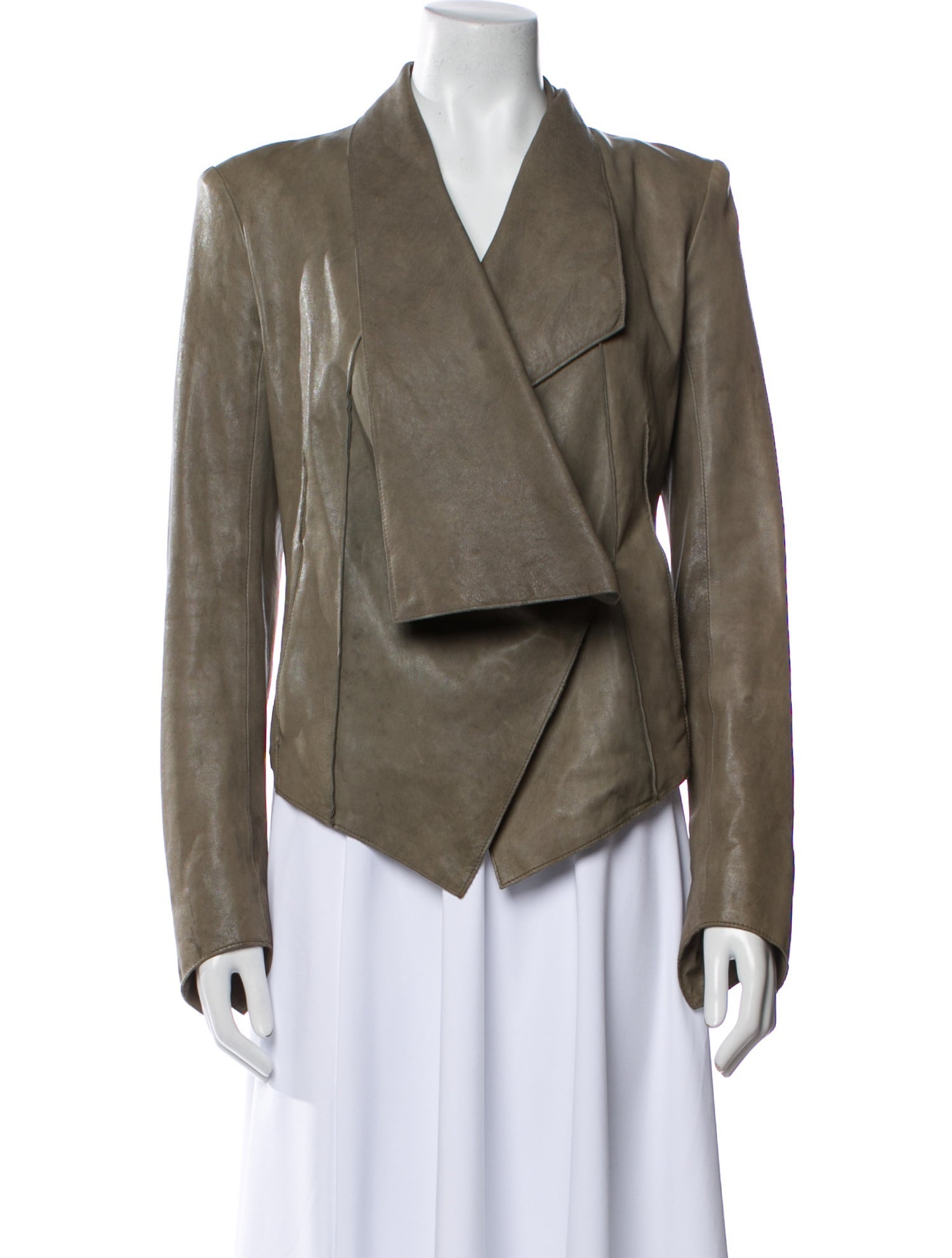 Helmut Lang Leather Blazer