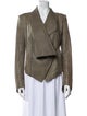 Helmut Lang Leather Blazer