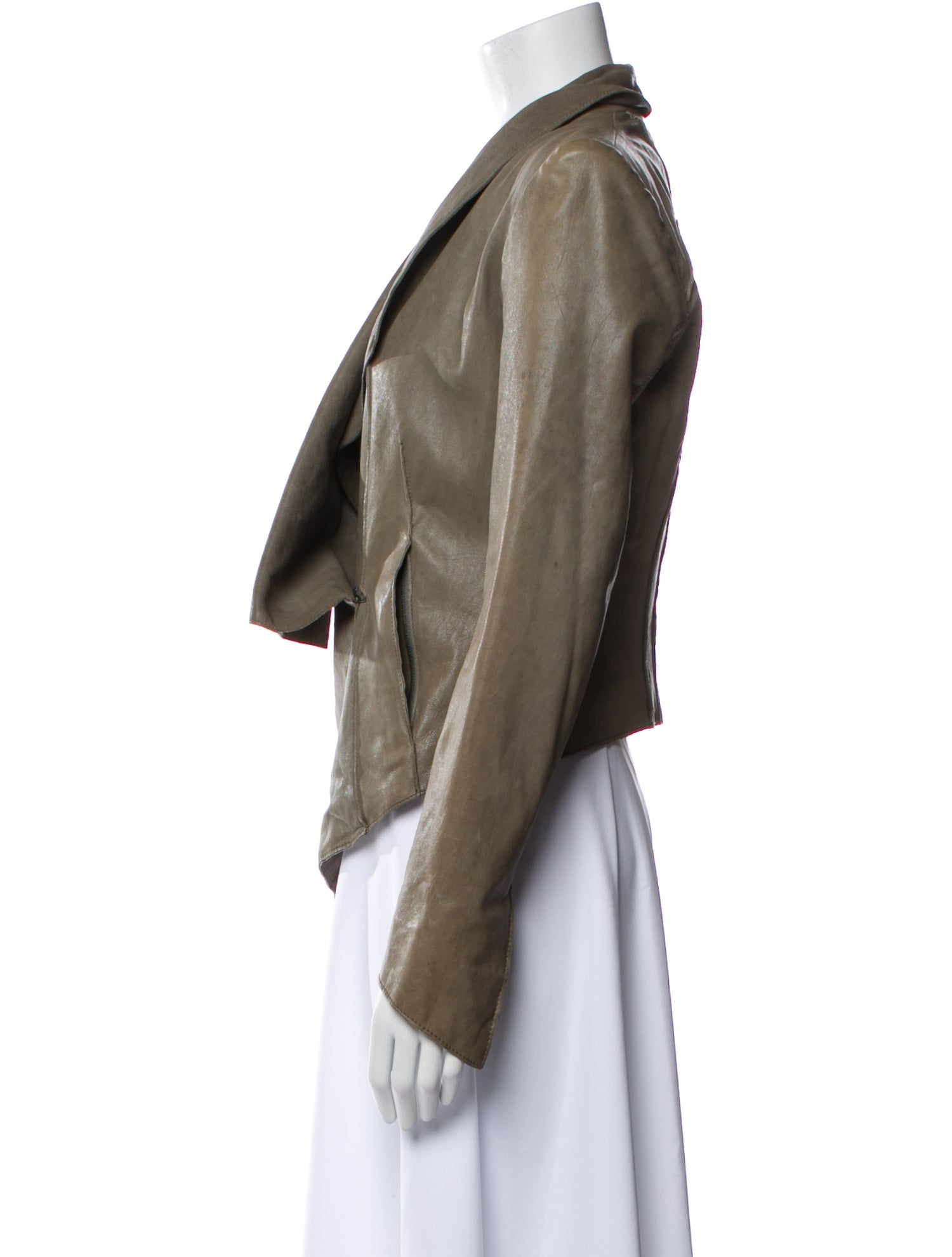 Helmut Lang Leather Blazer