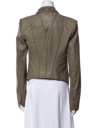 Helmut Lang Leather Blazer