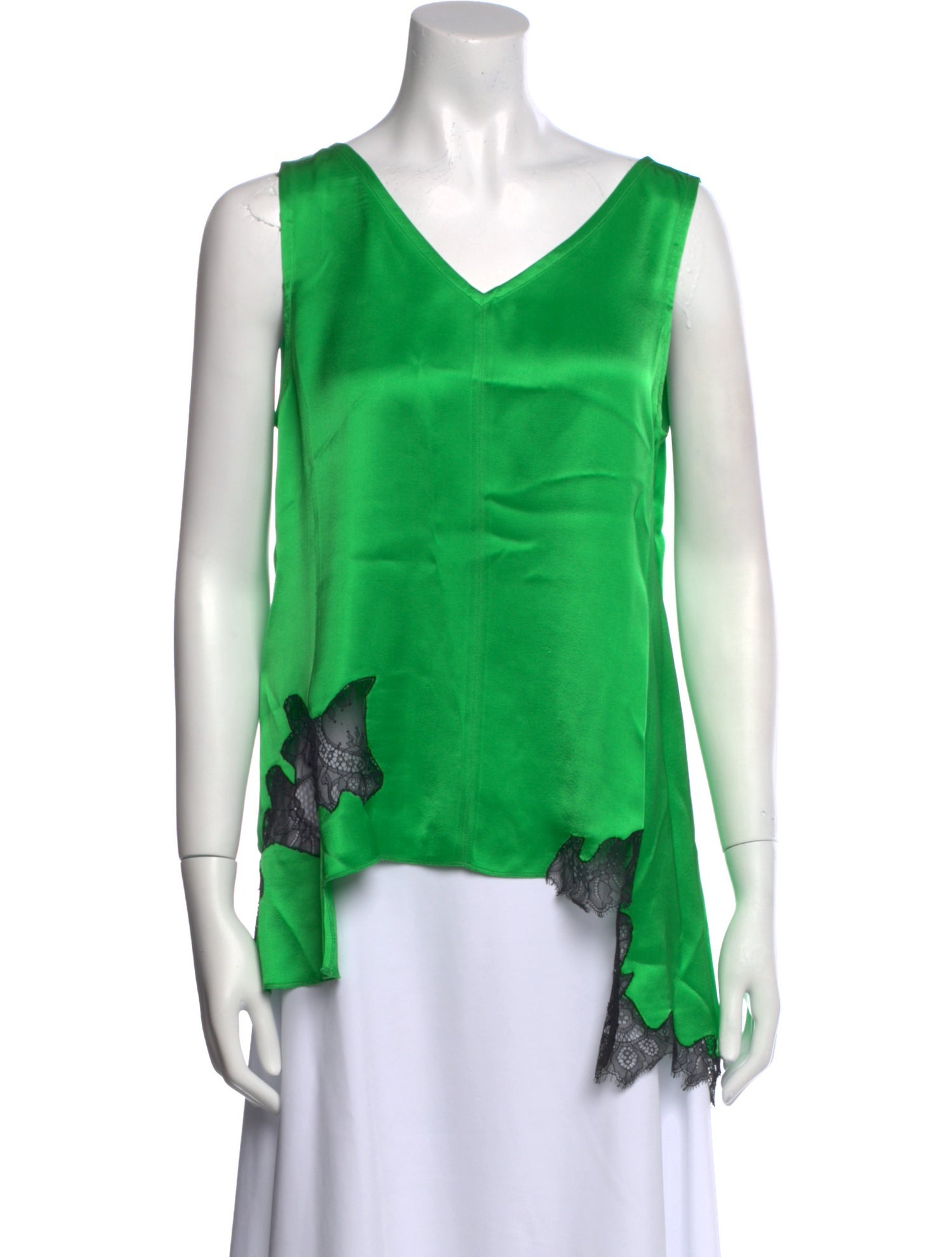 Helmut Lang V-Neck Sleeveless Blouse
