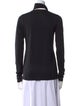 Helmut Lang Wool Mock Neck Sweatshirt
