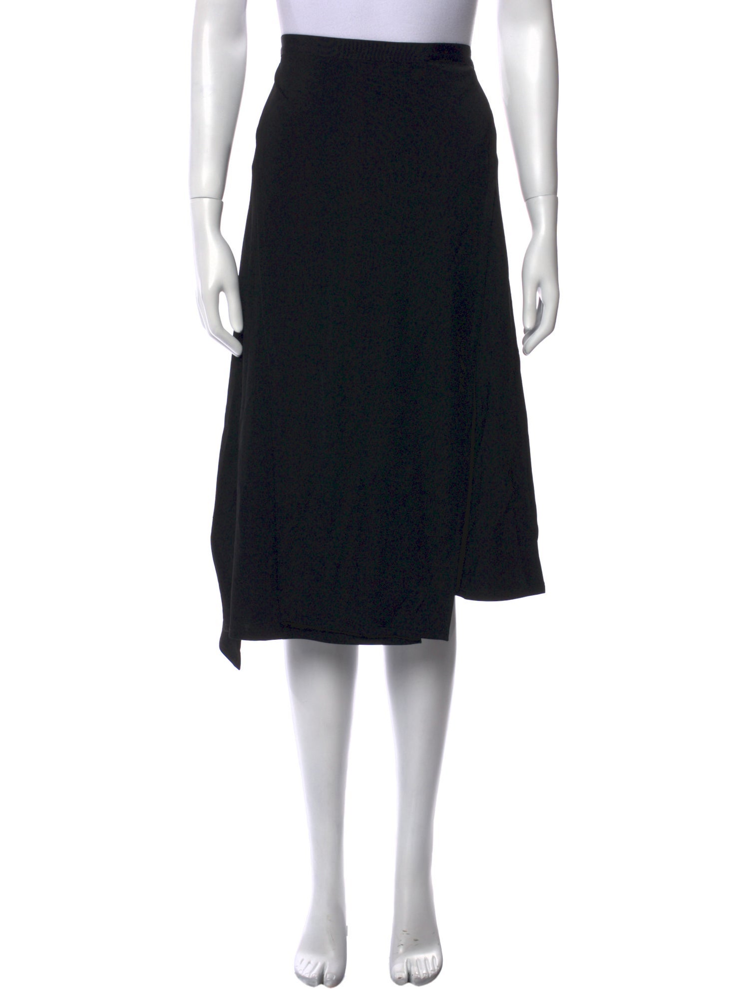 Helmut Lang Ruffle Embellishment Knee-Length Skirt