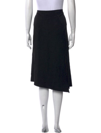 Helmut Lang Ruffle Embellishment Knee-Length Skirt