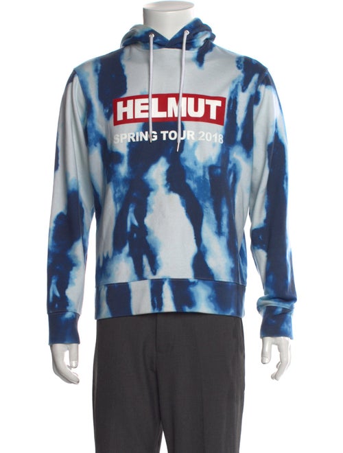 Helmut Lang Tie-Dye Print Crew Neck Pullover