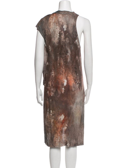 Helmut Lang Printed Knee-Length Dress