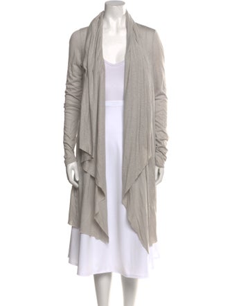 Helmut Lang Silk Open Front Tunic