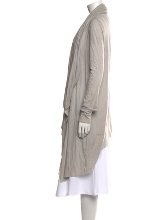 Helmut Lang Silk Open Front Tunic