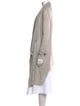 Helmut Lang Silk Open Front Tunic