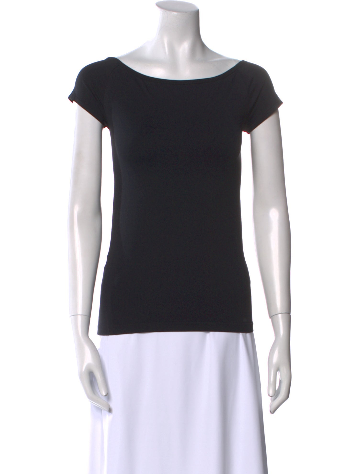 Helmut Lang Scoop Neck Short Sleeve T-Shirt