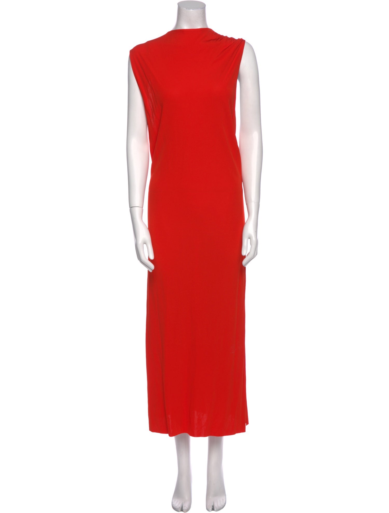 Helmut Lang Bateau Neckline Long Dress
