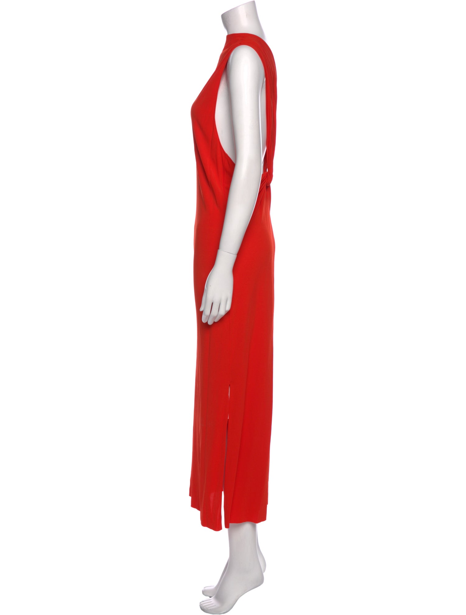 Helmut Lang Bateau Neckline Long Dress