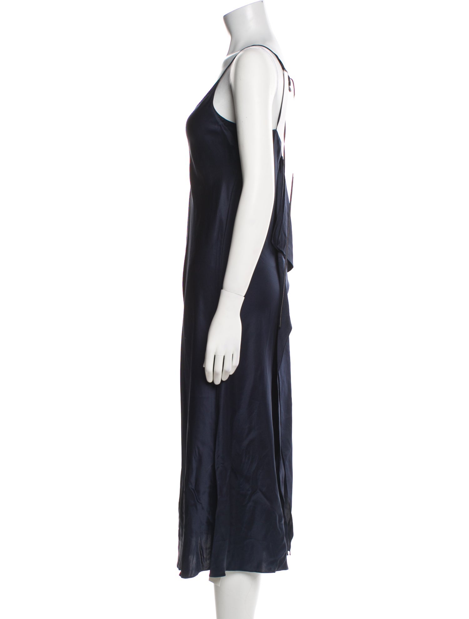 Helmut Lang Silk Midi Length Dress