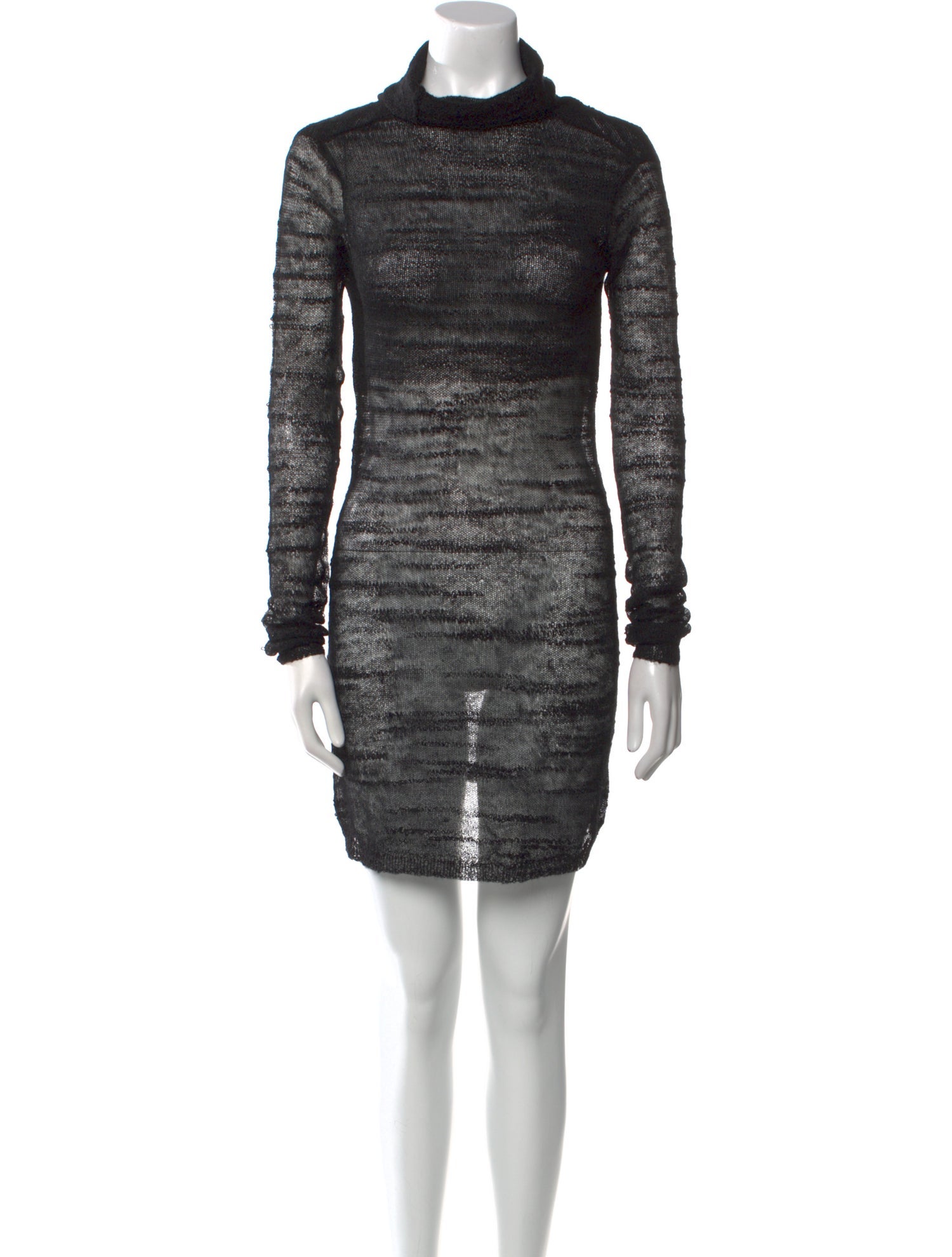 Helmut Lang Turtleneck Knee-Length Dress
