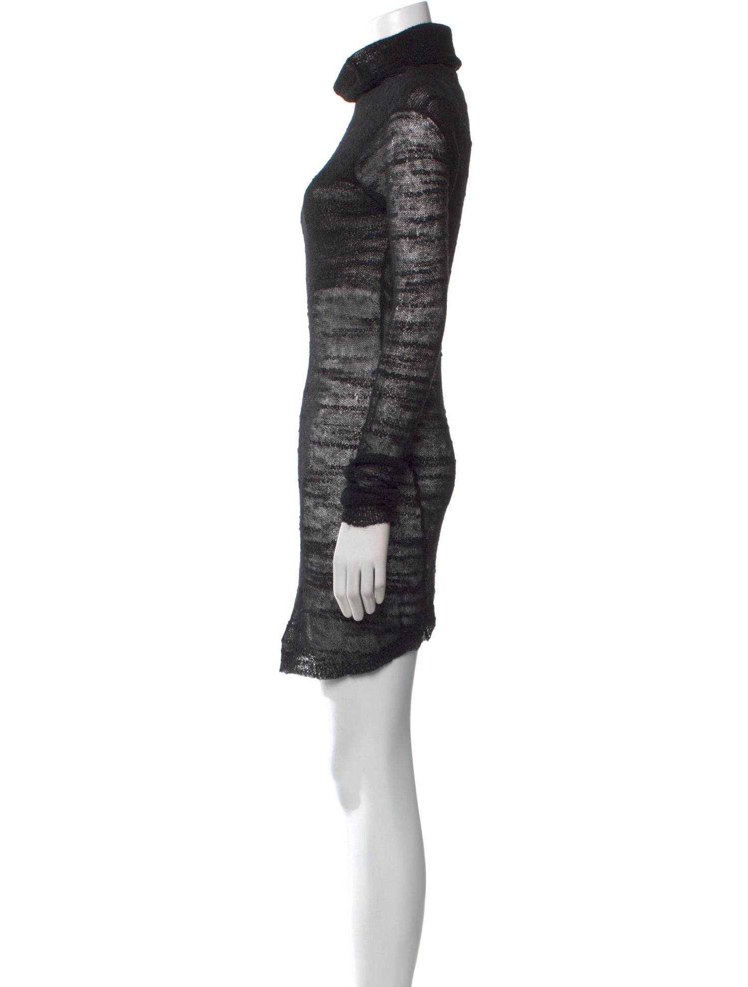 Helmut Lang Turtleneck Knee-Length Dress