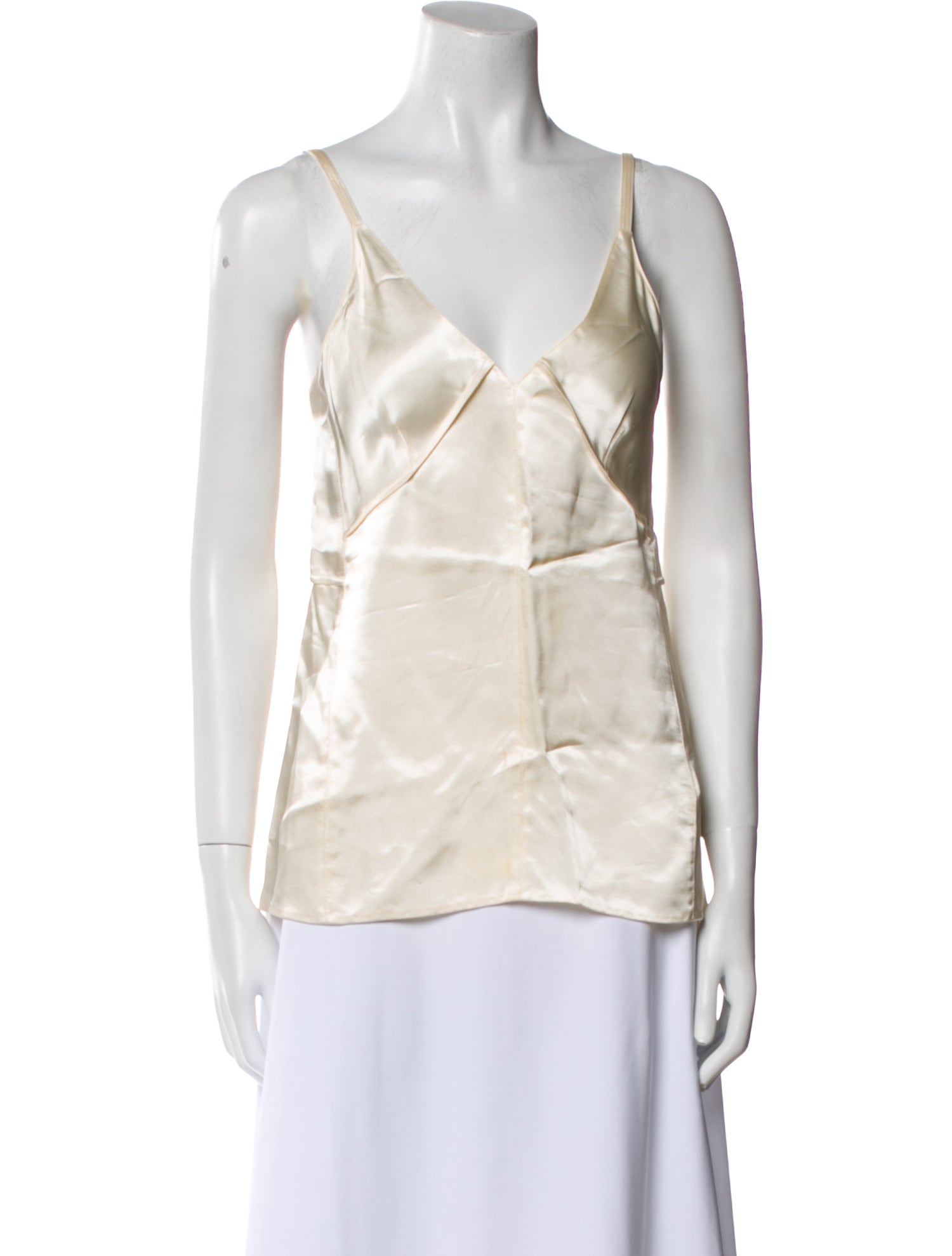 Helmut Lang V-Neck Sleeveless Top