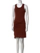 Helmut Lang Scoop Neck Mini Dress