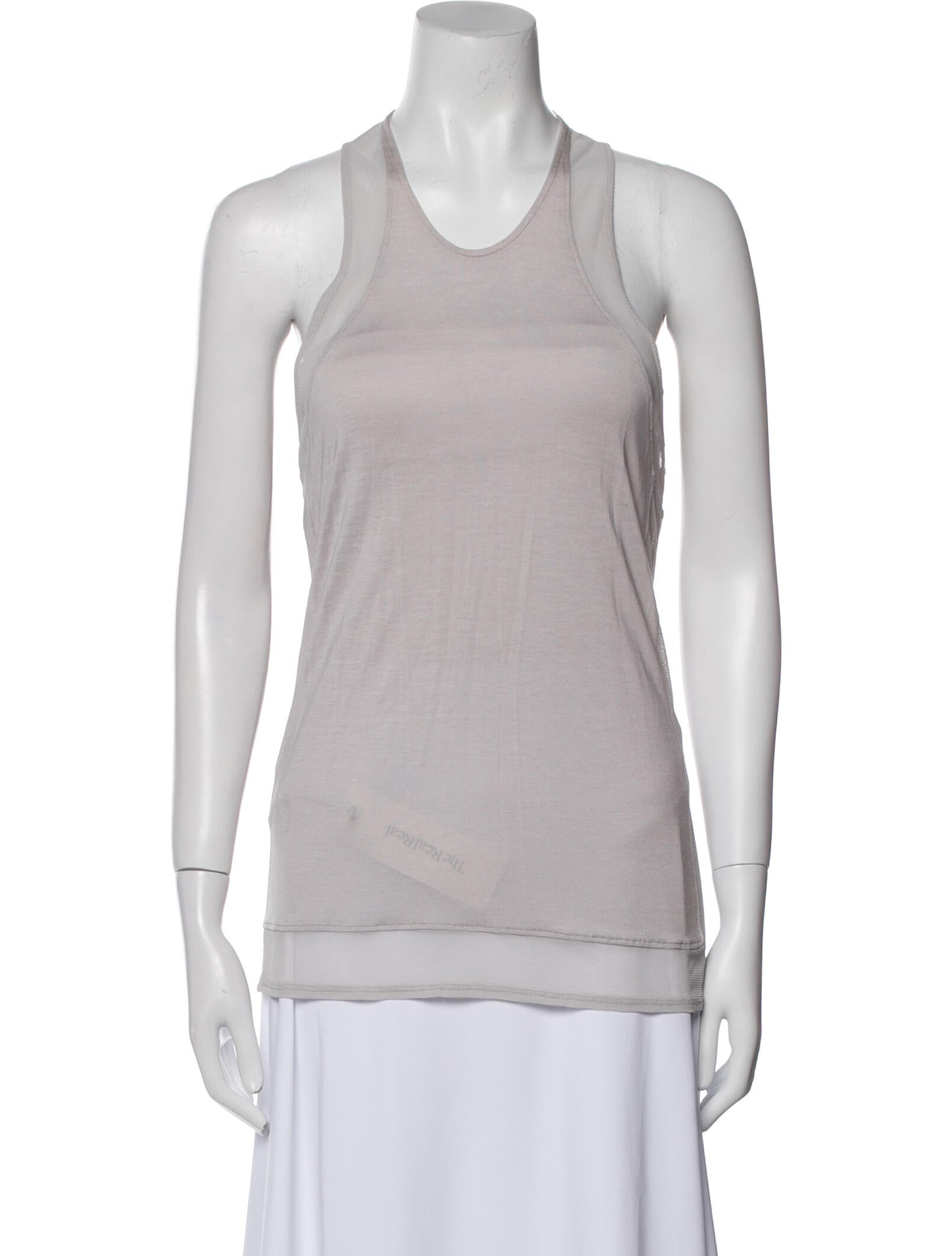 Helmut Lang Scoop Neck Sleeveless Top