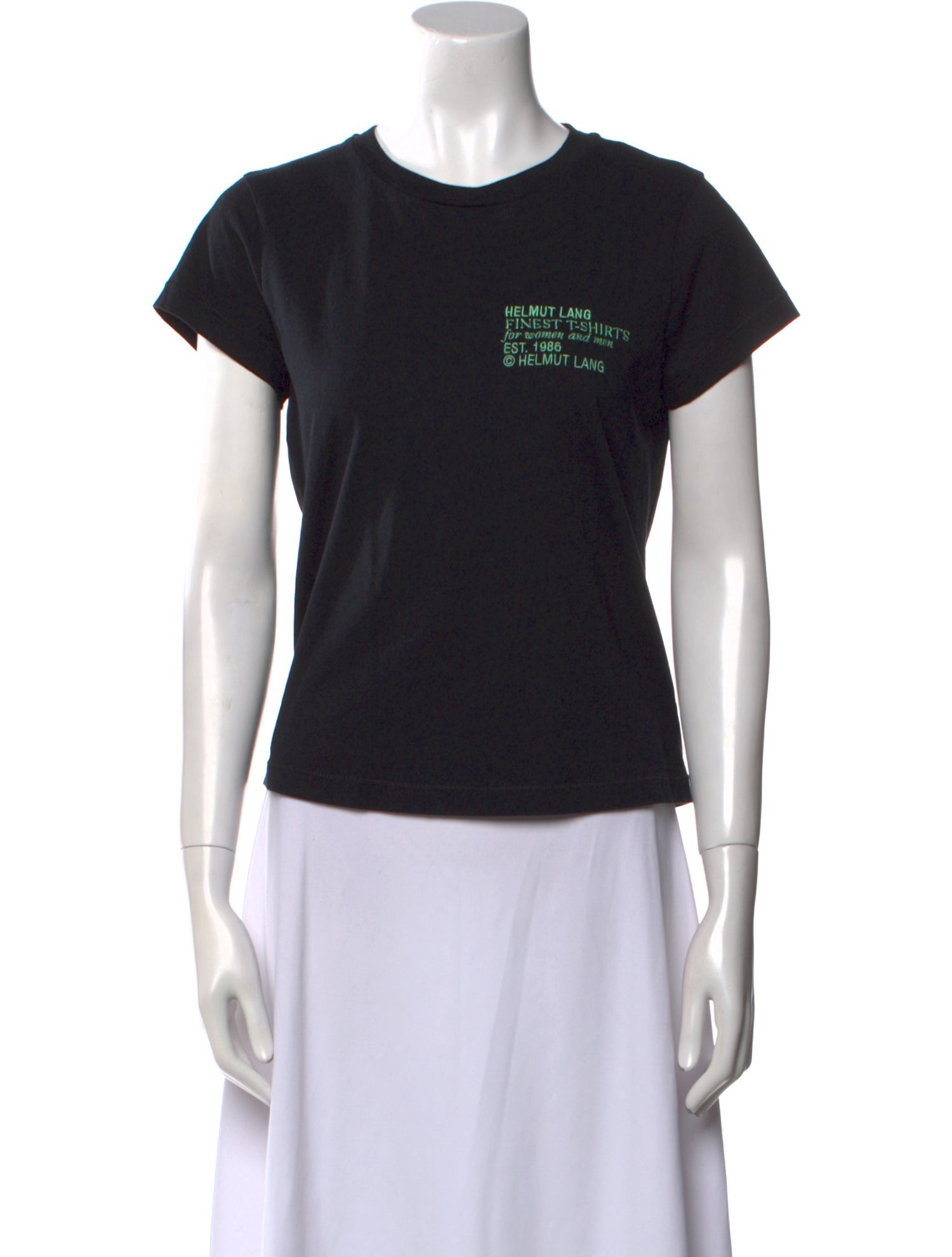 Helmut Lang Graphic Print Crew Neck T-Shirt