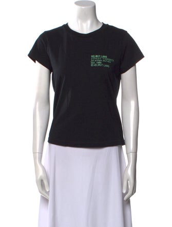 Helmut Lang Graphic Print Crew Neck T-Shirt
