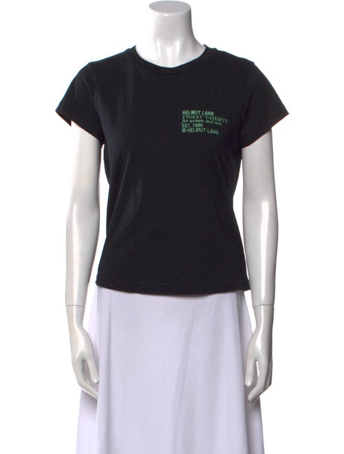 Helmut Lang Graphic Print Crew Neck T-Shirt