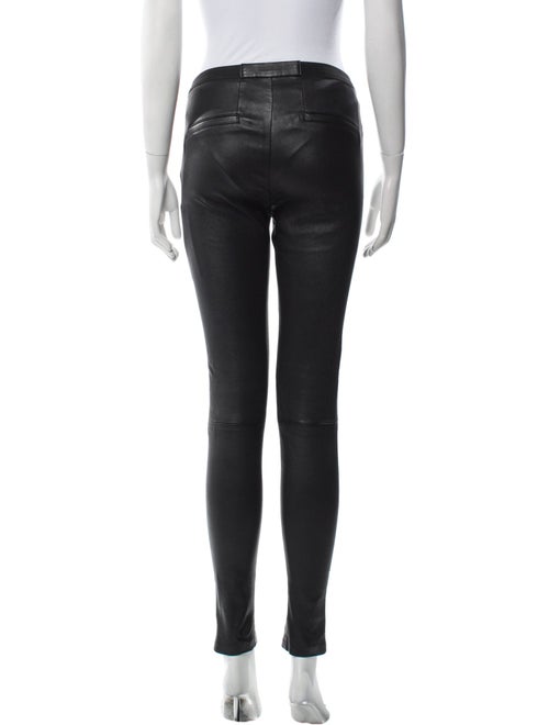 Helmut Lang Lamb Leather Skinny Leg Pants