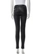 Helmut Lang Lamb Leather Skinny Leg Pants