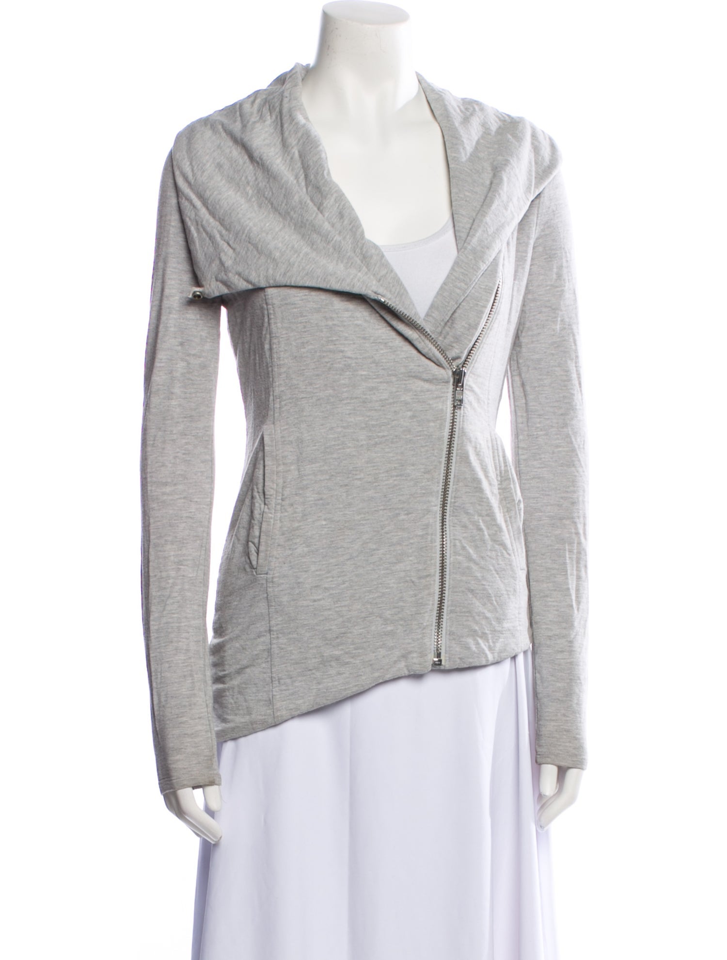 Helmut Lang Cowl Neck Long Sleeve Sweatshirt