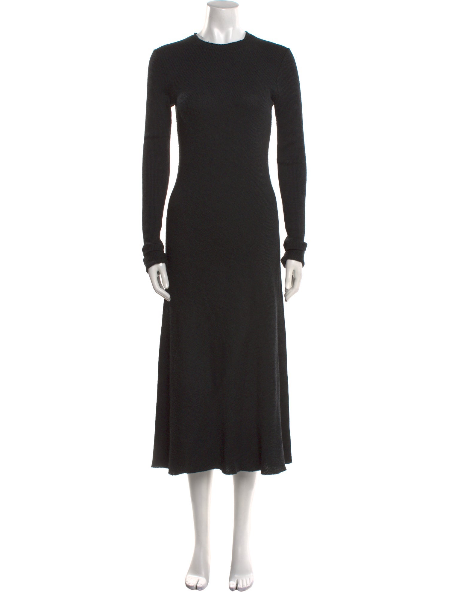 Helmut Lang Crew Neck Long Dress