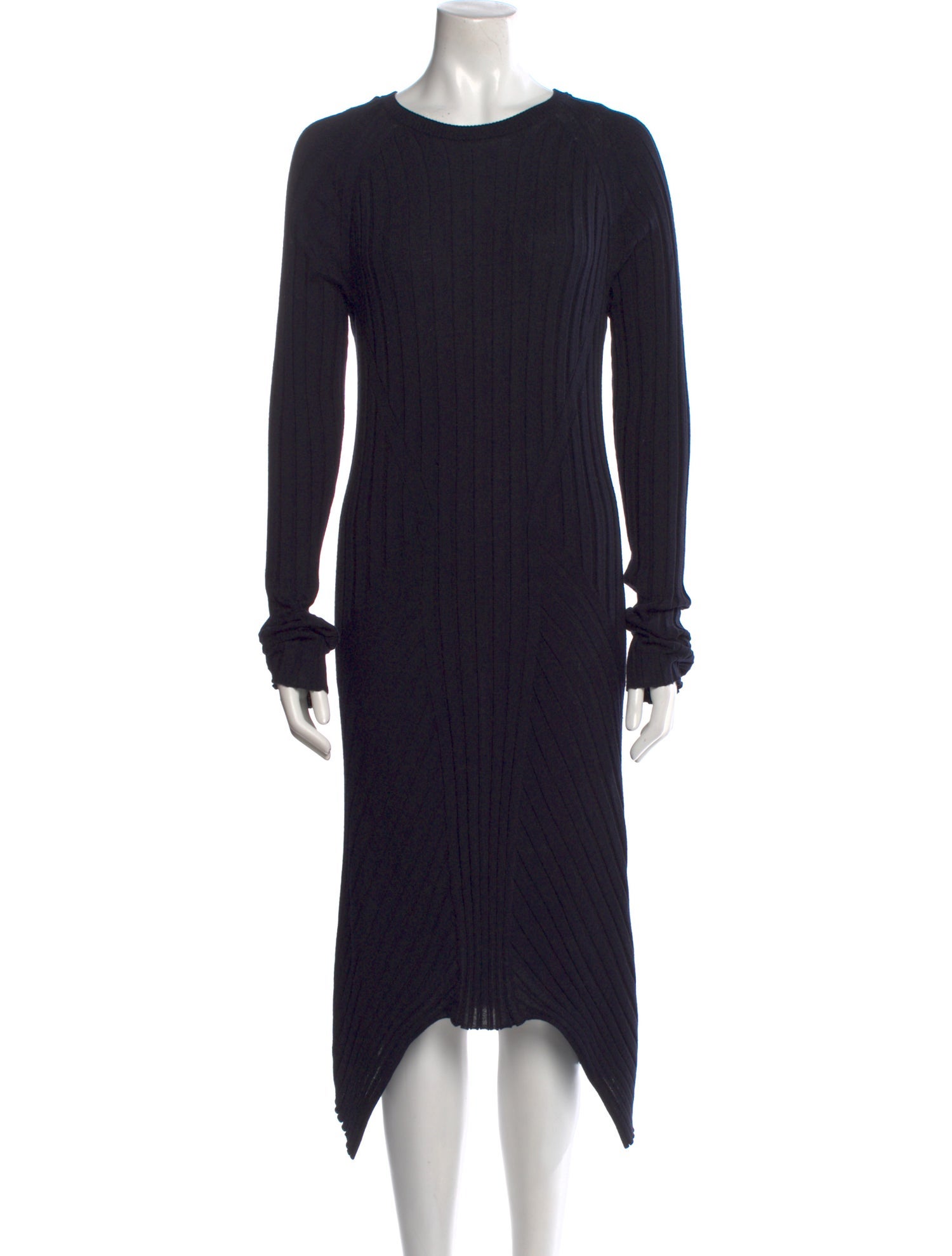 Helmut Lang Wool Midi Length Dress