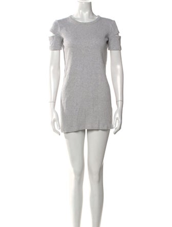 Helmut Lang Scoop Neck Mini Dress