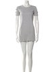 Helmut Lang Scoop Neck Mini Dress