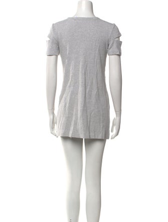 Helmut Lang Scoop Neck Mini Dress